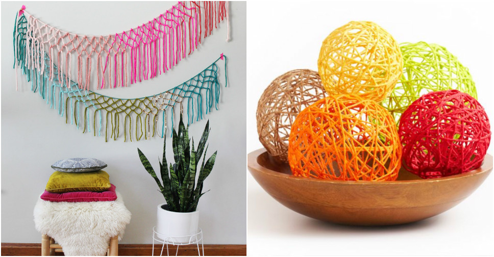 35+ Fascinating Yarn Crafts To Make From Leftover Yarn - Pondic