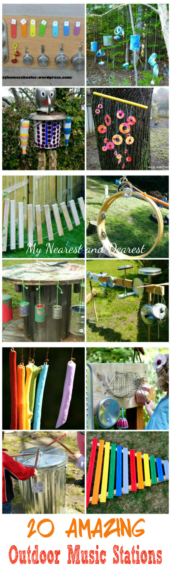 DIY Outdoor Music Wall Ideas For Kids Pondic