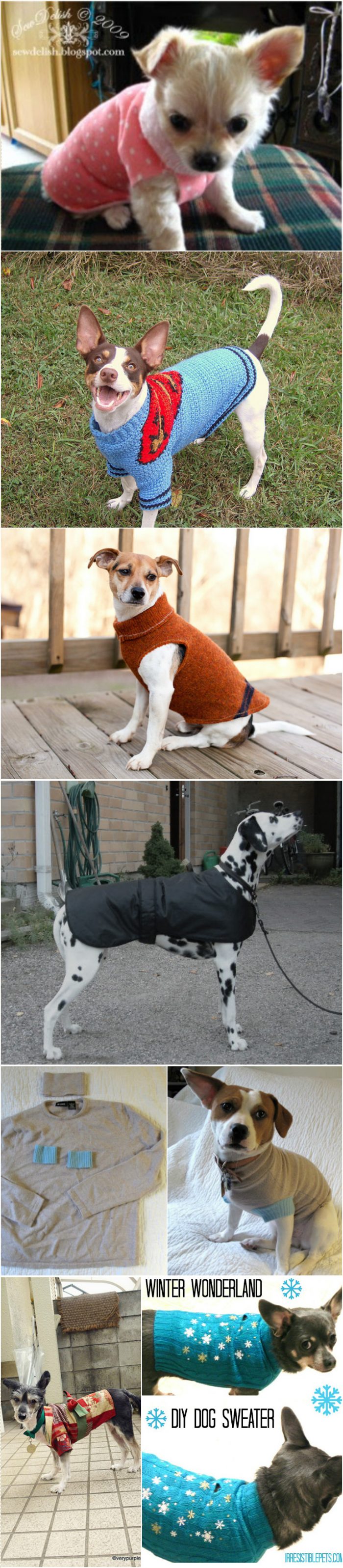 How To Make DIY Dog Sweaters 25 Awesome Ways Pondic