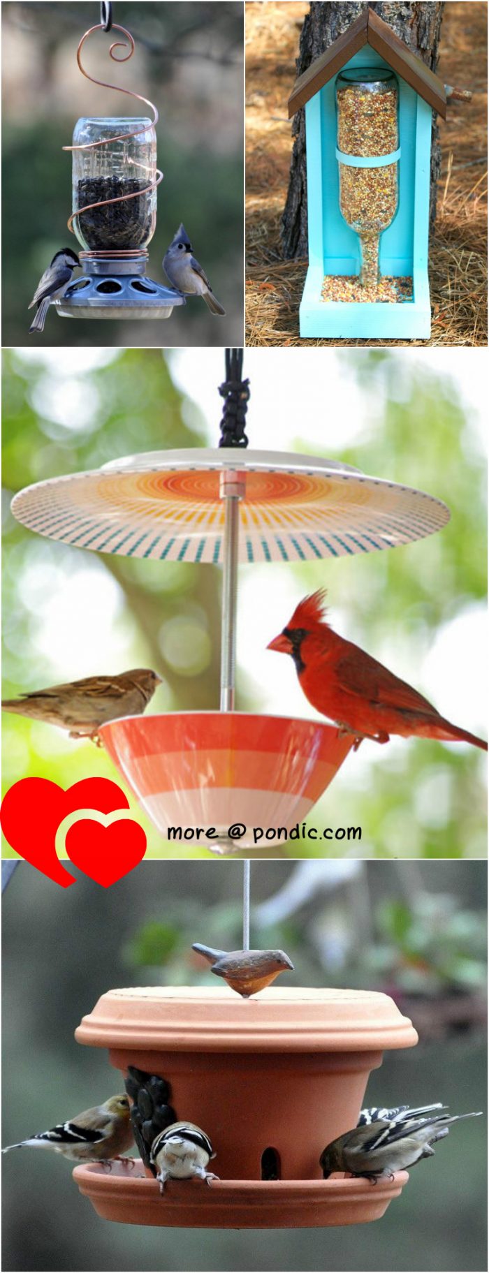 20+ Creative Ways To Make A DIY Bird Feeder For Your Garden Pondic